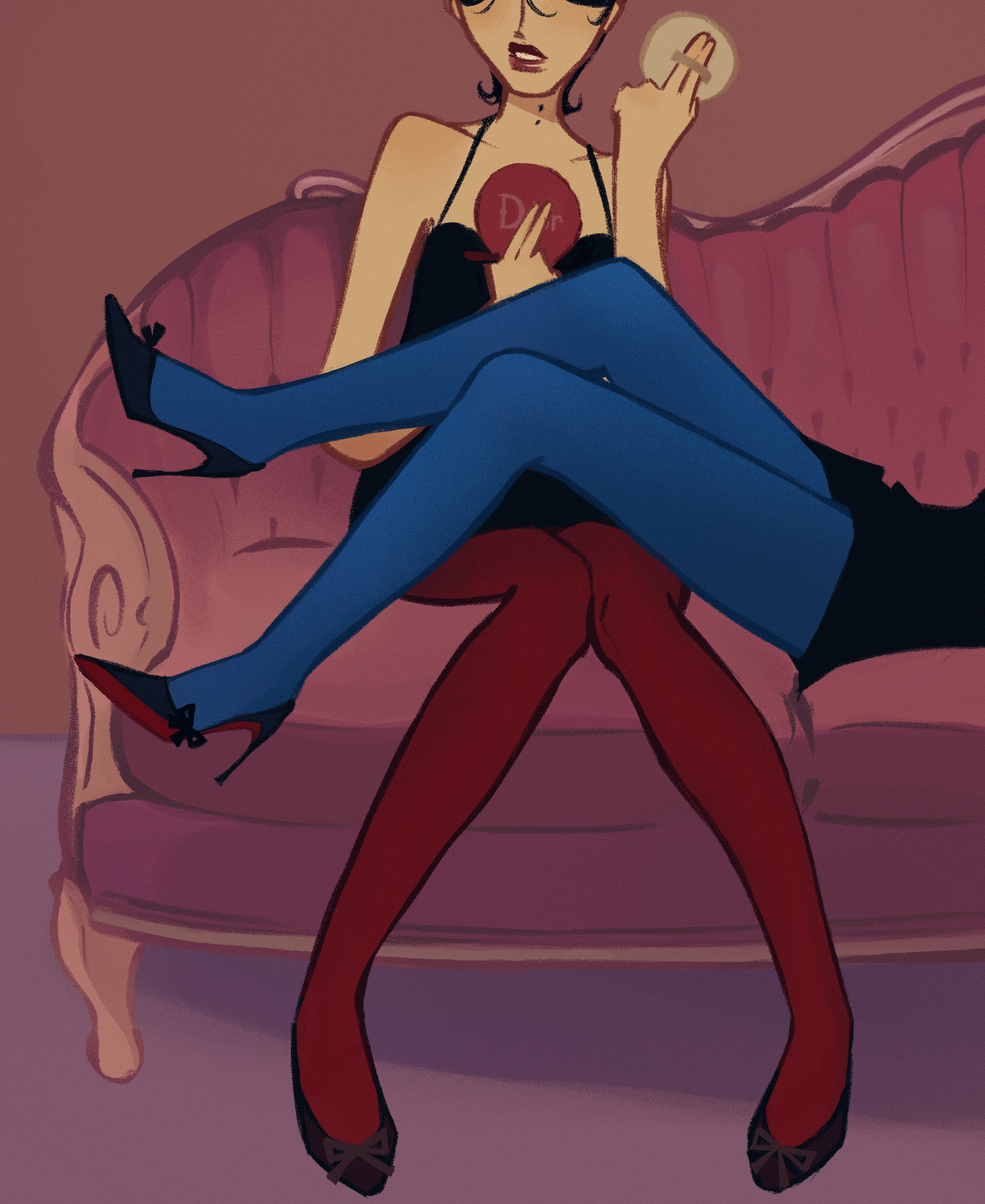 An image of friends in tights